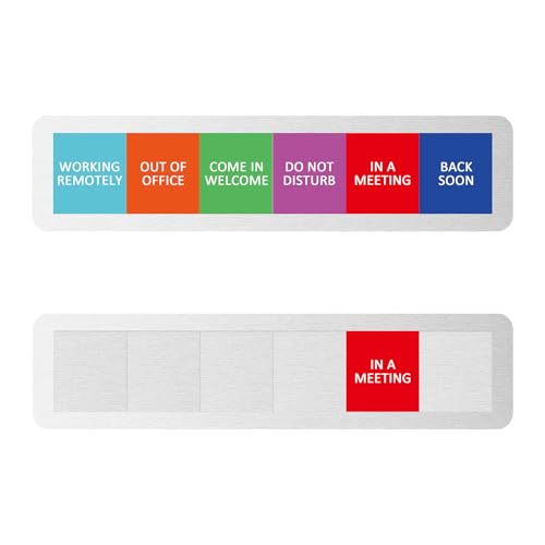 Office Door Sign,Come In Welcome, Do Not Disturb,In A Meeting,