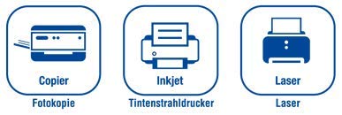 CALIMA® WHITE PAPER Kopierpapier, Druckerpapier, TreeFree, Upcyling aus 100% Zuckerrohrrückständen, umweltfreundlich, nachhaltig, DIN A4 75g/m², weiß, (2500 Blatt = 5 Pakete à 500 Blatt), Recycling