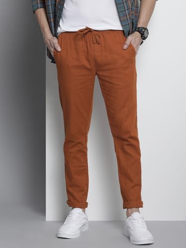 Image of THE Indian Garage CO Men Linen Jogger Trouser