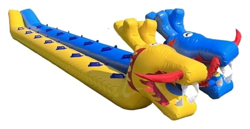 Barco dragón Hinchable, Juego de Equipo Barco dragón Inflable 2 uds., Varios tamaños(5 seats/L-4M)