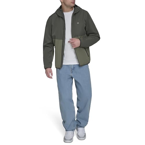 Chaqueta Champion cortavientos impermeable con capucha ajustable para hombre 2