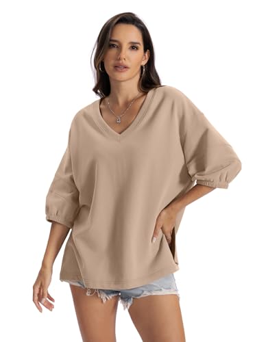 Save 15% on Women's Cotton V-Neck Sweatshirt with Code 8ESOX3L9