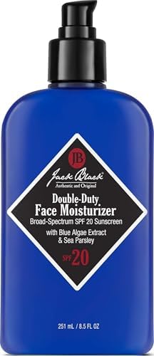 Jack Black Double Duty Face Moisturizer with SPF 20, Facial Moisturizer Face Cream for Men, Mens Facial Lotion with SPF, Gifts for Men
