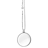 monokel kaufen amazon ✔Halskette-Design: Die Lupe verfügt über ein elegantes Gold-Kette-Anhänger-Design, das wie eine luxuriöse Halskette aussieht, die perfekt Ihr Temperament und Ihren Geschmack präsentiert.