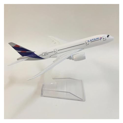 Modèle d'avion en métal 16CM avec support miniature de collection Latam CC-BGK DZBERHX