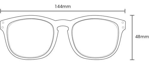 CARVE Bohemia Sunglasses – Timeless Rounded Frame, Classic Fit, Optically Correct Hand Finished Lenses, 100% UV Protection4