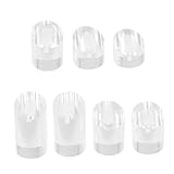 GALPADA 7stücke Ringständer Aus Acryl Transparent Displaystützen Für Juweliergeschäfte Kleidungsgeschäfte Kommoden Und Präsentation Von Ringen