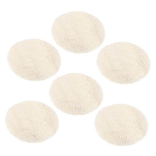 TOVINANNA 6 Almohadillas Exfoliantes Redondas De Lufa Para El Rostro. Limpiadores Faciales Suaves Para Limpieza Profunda Y Desmaquillaje. Esponjas Faciales Para Viajes Y Uso Diario.