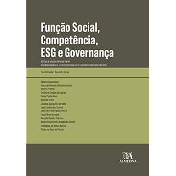 Capa do livro Função Social, Competência, ESG e Governança: Estudos de Casos a Partir do TCM-SP - De Acordo com a Lei n. 14.133, de 2021 (Nova Lei de Licitações e Contratos Públicos)