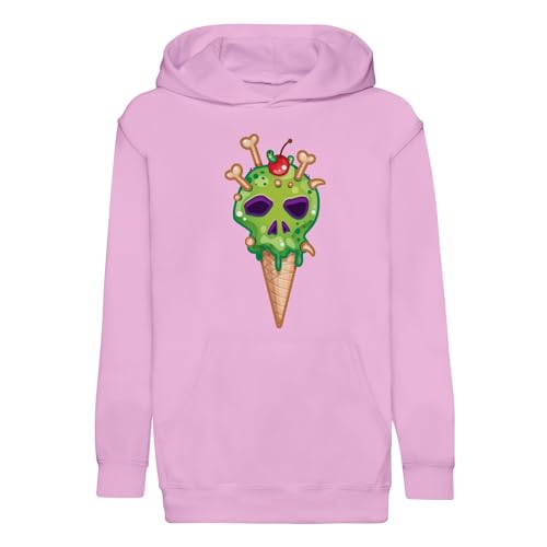 Sweat à capuche enfant premium motif glace zombie Halloween