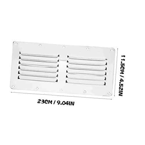 DOITOOL Yacht Vents Flat Dryer Vent Soffit Exhaust Vent Square Vent