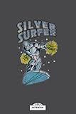  Vintage Silver Surfer A73527 Notebook: Matte Finish Cover, 6x9 120 Pages, Planner, Journal, Lined College Ruled Paper, Diary