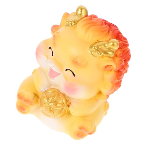FUTUREORYY Adornos Lindos De Muñeco De Dragón Figuras De Dragón De Escritorio Chino para Oficina y Hogar