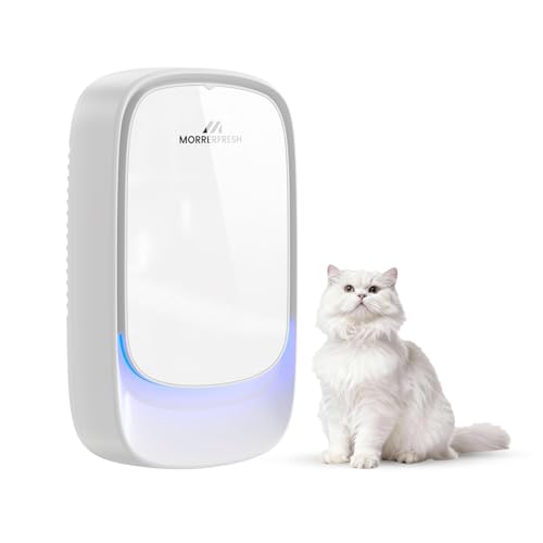 Morrerfresh Cat Litter Deodorizer – 99% Odor Eliminator for Strong Pet Odors, Plug In Negative Ion...