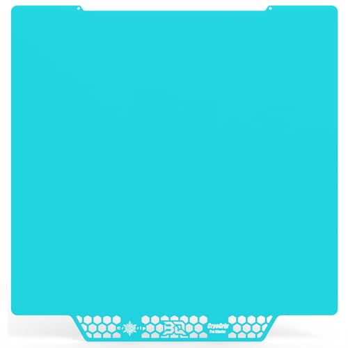 Image of BIQU CryoGrip Pro Glacier Build Plate for PRU-sa MK4 /MK3 /MK3S 3D Printers | Double-Sided Fine Textured Spring Steel Sheet, Firm Adhesion, 254.5x241.5mm, 1 Piece