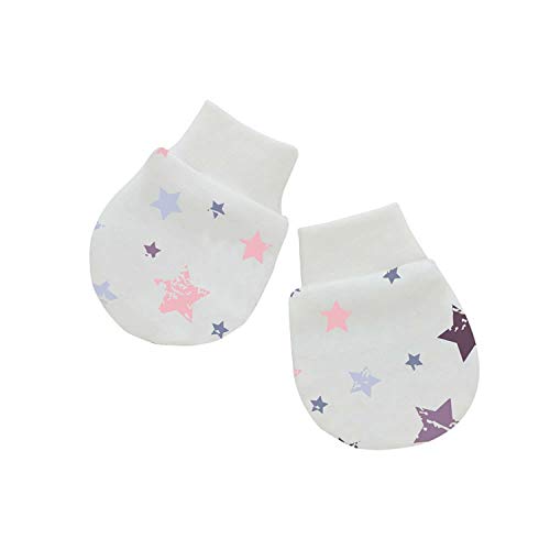 Yaana Banana Newborn Baby Mittens, Pack Of 4, Anti-Scratch, 100% Cotton, Infant Gloves (Girl) #TOP5