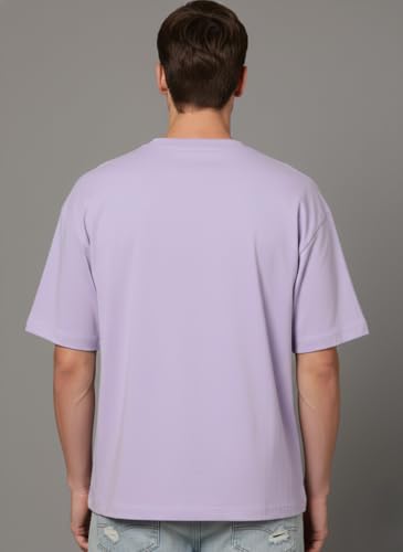 Image of Besick Oversized Plain Cotton Drop Shoulder Baggy fit Tshirt for Men