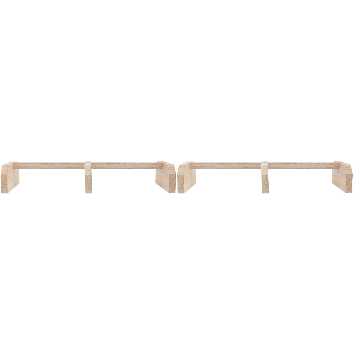 POPETPOP 2piezas Perchero De Madera para Aves y Soporte Estable para Pollos y Pájaros Barra De Descanso Natural Aves y Medianas