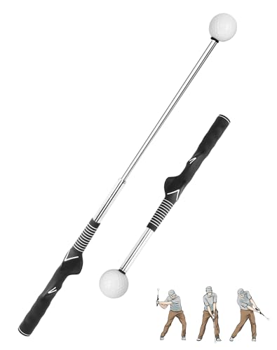 VILEMALEN Golf Swing Trainer - Superior Golf Training Aid, Unmatched Grip Trainer, Ideal for Golf Practice & Training (Left Hand, Black)