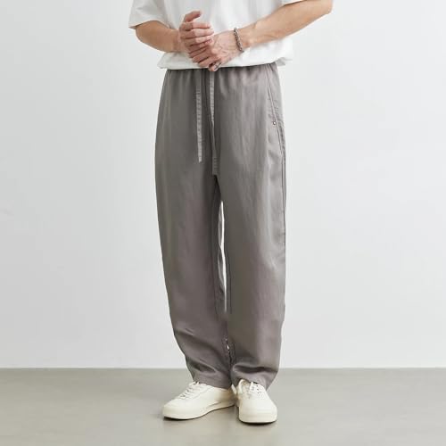 Summer Men's Casual Pants Casual Sports Wide Leg Pants Men3