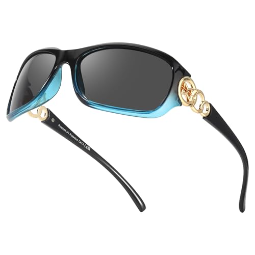 FIMILU Polarized Sunglasses for Women, Retro Stylish Glasses Reduce Glare Sun Glare UV Protection for Travelling Vacation - Main Image