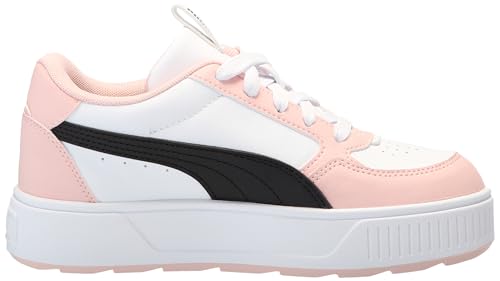 Image of PUMA Kids Girls Karmen Rebelle Platform Lace Up Sneakers Shoes Casual - White