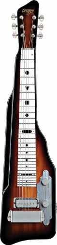 Gretsch G5700 Electromatic Lap Steel with White Plastic Fretboard - Tobacco