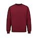 ClassExceed Boys’ School Sweatshirt | Cotton-Blend Fleece Crewneck Pullover for Uniform & Casual Wear |Burgundy School Sweatshirt| Size YS