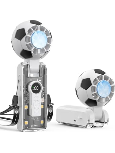 Ventilateur portable puissant QHQQXN à batterie longue durée et flux d'air turbo réglable