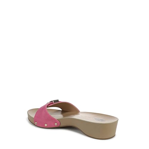 Dr. Scholl's Women's Classic Sandal Faux Wood Slide Sandal Slide Sandal Pink Daquiri 6 M by Dr.Scholl's SHOES - Used condition - Image 9