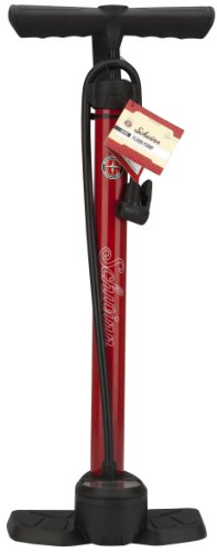 Schwinn Steel Floor Pump with 120PSI Gauge (20-Inch)