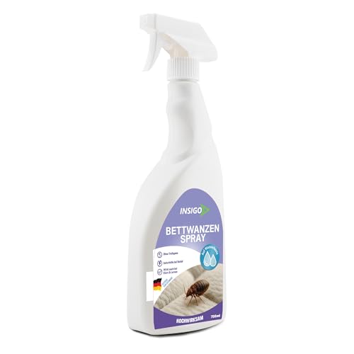 Insigo Bettwanzen Abwehrspray 750 ml – Effektiver Schutz gegen Bettwanzen