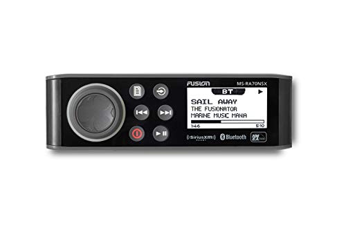 Image of Fusion MS-RA70NSX Marine Entertainment System with Wireless Remote - White