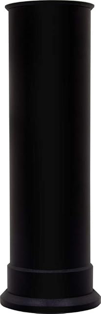 Adam Straight Stove Pipe in Black