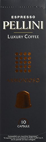 Pellini Caffè, Espresso Pellini Luxury Coffee Armonioso, Compatibles Nespresso - 4 étuis de 10 capsules (au total 40 capsules) Cover