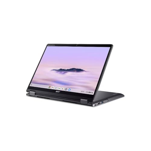 Image of Acer Chromebook Plus Spin 514 CPE594-1N CPE594-1N-5551 14 inch Touchscreen Convertible 2 in 1 Chromebook - WUXGA - 60 Hz - Intel Core 5 120U - 16 GB - 256 GB SSD - English (US) Keyboard - Iron