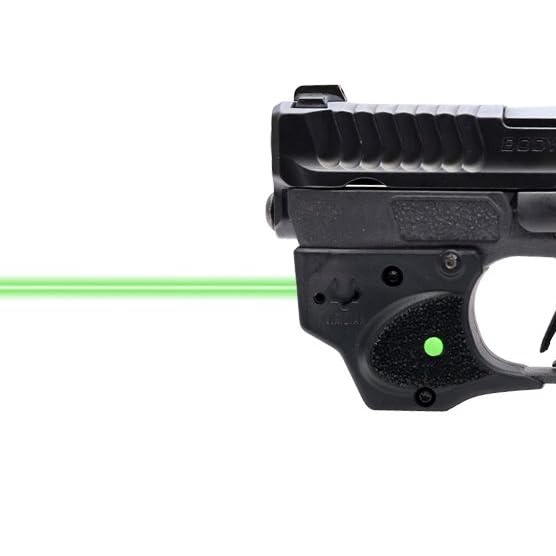 Viridian E Series Green Laser Sight Compatible with S&W Bodyguard 2 Gun Sight with Ambidextrous On and Off Switch, Black