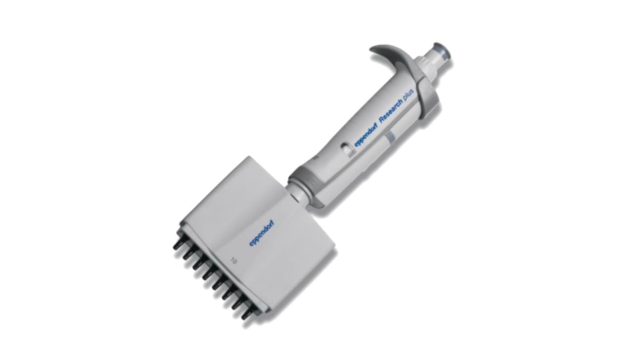 Eppendorf Research Plus Mechanische, 8-Kanalpipette, Variabel, Mittelgrau, 0.5-10 µL