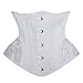 Produktbild JHHXW Damen Bustiers & Korsetts, Full Steel Bones Kurze Taille Bestickte Korsett, Kunststoff Top Hochzeitskleid Fitness dünne Taille, Taille Trainer, Body Shaper Gürtelschneider