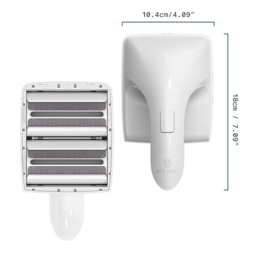 Image of Reusable Pet Hair Remover: Dual-Wheel Design for Effortless Pet Hair and Fur Cleaning on Sofas and Carpets