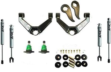 Kryptonite Stage 3 Leveling Kit with Fox Shocks Compatible with 2011-2019 Chevy/GMC 2500HD 3500HD KR11STAGE3FOX