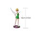 Grostmend Tinkerbell Party Decorations Mini Fairy Figurines Fairies for Fairy Garden Accessories Tinkerbell Cake Topper Miniature Figurines Decor Doll Birthday Gifts for Girls