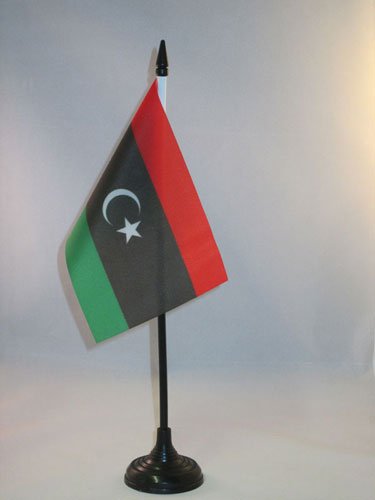 AZ FLAG Libya Table 6" x 4"