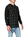 Produktbild Urban Classics Herren Hooded Checked Flanell Sweat Sleeve Shirt Freizeithemd, Mehrfarbig (blk/forest/blk 797), Large