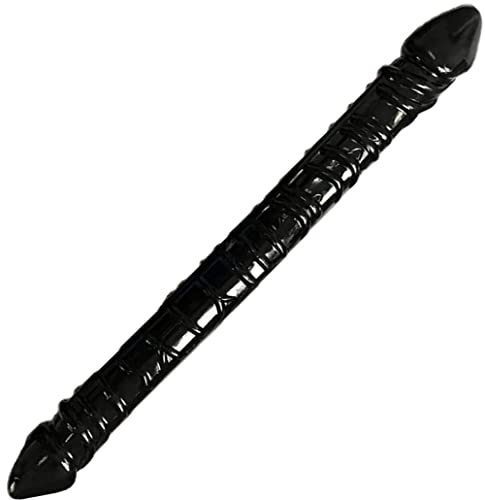 13 Inch Realistic Double-Ended Dildo Adult Toy Lesbian, Flexible Clear Jelly Double Sided Dildos For Anal G-Spot Stimulator Sex Toys For Women Men Couple, Sex Toy Adult Flexible Penetration, Black #TOP7