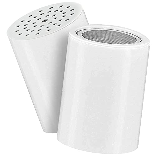LOKBY 2-Pack Replacement 15-Stage Shower Filter Cartridge - Longest Lasting High Output Universal Shower Filter for Hard Water - Compatible with Any Shower Head Filter of Similar Design