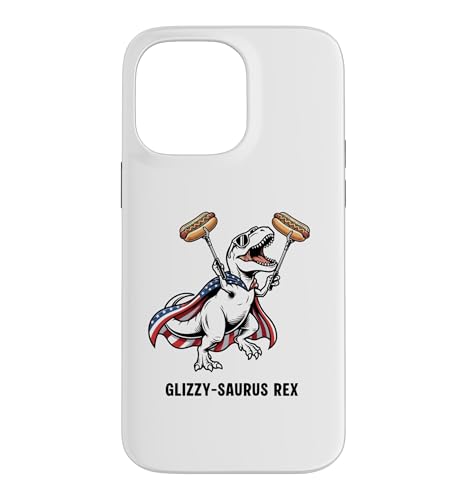 Funny T-Rex Glizzy-Saurus Rex Patriotic T-Rex USA �z�b�g�h�b�O �X�}�z�P�[�X iPhone 14 Pro Max �p