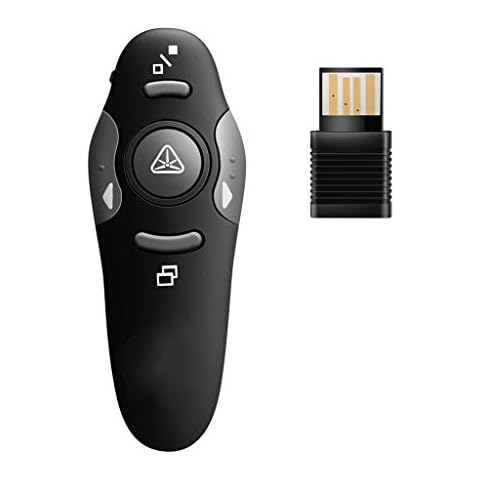 LOLOVI WANMEI 2.4G RF Pointer Pen USB Wireless Power Point Presenter Laser Pen Remote Control Cover