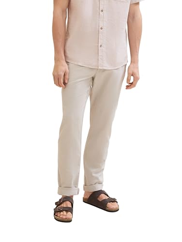 TOM TAILOR regular hose homme pantalon droit casual en toile de coton