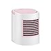 Klimatyzator 3-w-1 Air Cooler Nawilżacz Oczyszczacz 3 prędkości wentylatora 7 kolorów LED Lights USB Przestrzeń osobista Chłodzenie pulpitu (różowy)